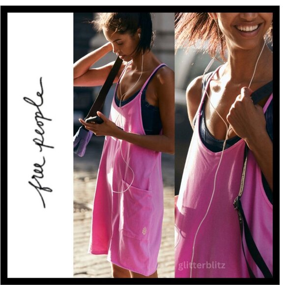 Free People Hot Shot Romper Magenta Pink - Large - Factory Sealed - Picture 3 of 11